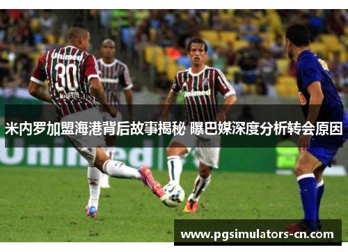 米内罗加盟海港背后故事揭秘 曝巴媒深度分析转会原因